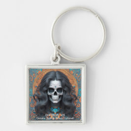 EXISTENTIËLE LITE Memento Mori Femme Skull Sleutelhanger
