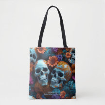 EXISTENTIËLE LITE Memento Mori Lovers Skulls Tas