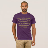existentiële memes t-shirt (Voorkant volledig)