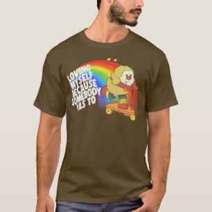 Existentiële Pijn Retro 80s Stijl Toon Nihilisme D T-shirt