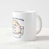 Existing Is Exhausting Funny Coffee Mug (Devant droit)