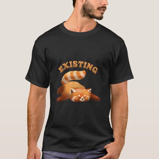 Existing Red Panda Wild Animals Red Pandas T-shirt (Voorkant)