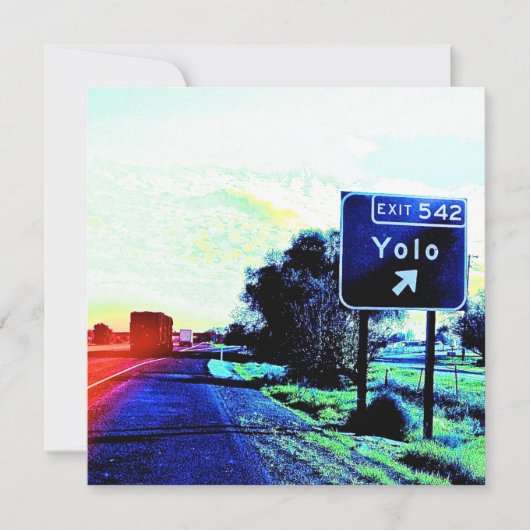 Exit 542 Yolo California (Voorkant)