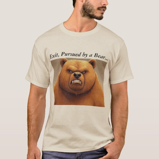 Exit, achtervolgd door een Beren T-shirt (Voorkant)