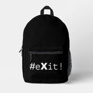 #eXit! Bedrukte Rugzak