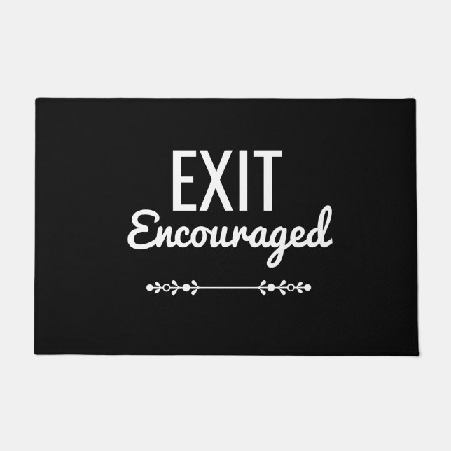 Exit Encouraged Door Mat (Voorkant)