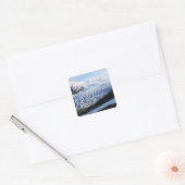 Exit Glacier in Kenai Fjords National Park Vierkante Sticker (Envelop)