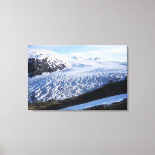 Exit-gletsjer in Kenai Fjords National Park, Canvas Afdruk