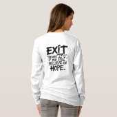 EXIT “Insert S” If You Still Believe in Hope T-shirt (Achterkant volledig)