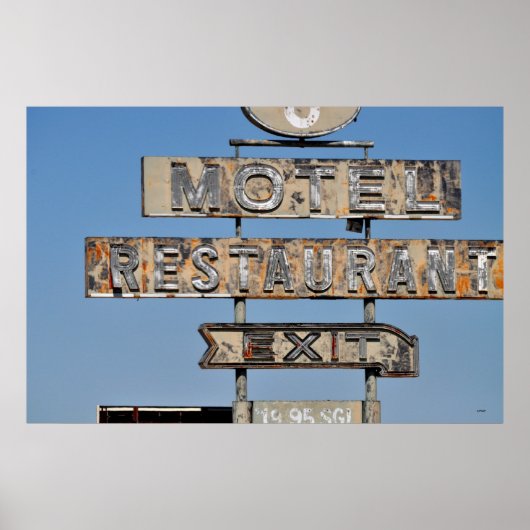 Exit Motel Poster (Voorkant)