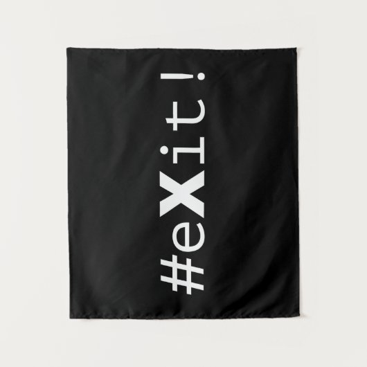 #eXit! Wandkleed (Voorkant)