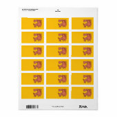 Exited Horse Etiket (Full Sheet)