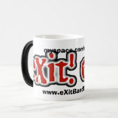 exitlogoborder dual myspace magische mok (Voorkant links)