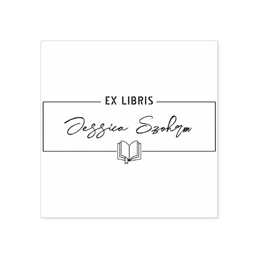 Exlibris Stempel voor boeken, Ex Libris Stempel vo (Afrduk)
