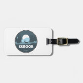Exmoor Nationaal Park Herten Bagagelabel (Voorkant horizontaal)