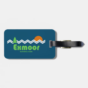Exmoor Nationaal Park Retro Bagagelabel