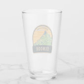 Exmoor National Park Castle Rock England Glas (Achterkant)