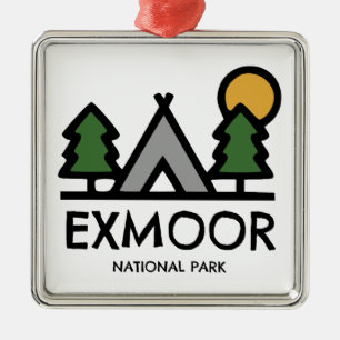 Exmoor National Park Metalen Ornament
