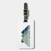 Exmoor National Park Mountain Sun Bagagelabel (Voorkant verticaal)