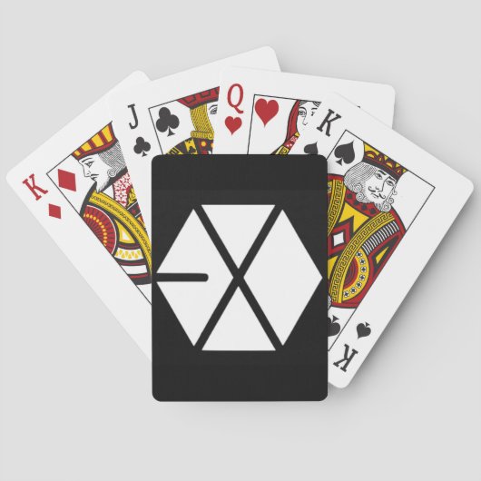 EXO-speelkaart Pokerkaarten (Achterkant)