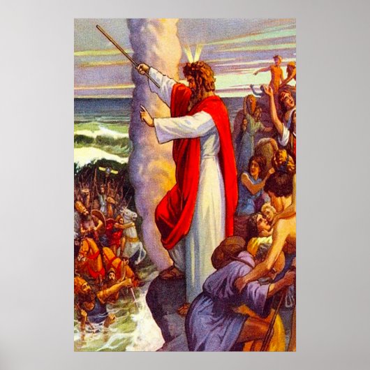 Exode 14 Les Egyptiens se noyent poster (Devant)