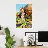 Exode 3 Dieu parle d'une affiche de Burning Bush (Bureau à domicile)