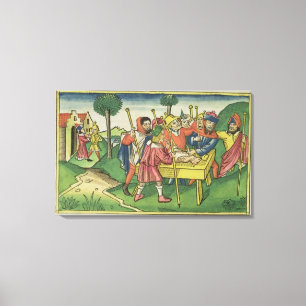 Exodus 12 De eerste passage uit de Neurenberg Canvas Afdruk