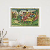 Exodus 12 De eerste passage uit de Neurenberg Poster (Keuken)