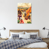 Exodus 16 God stuurt kwartel en manna canvas (Insitu (Slaapkamer))