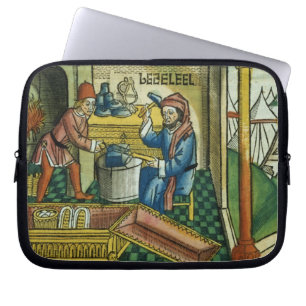 Exodus 31 2-8 Bezalel en Oholib die de Ark Laptop Sleeve