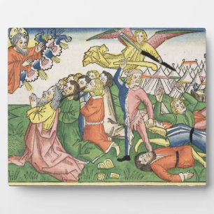 Exodus 32 15-23 Mozes die de steentabletten breken Fotoplaat