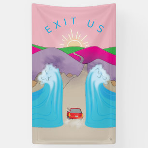 Exodus "Exit Us Cartoon" Spandoek