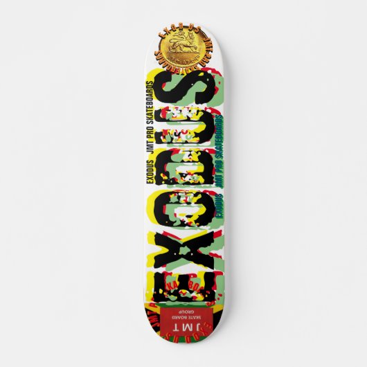 EXODUS JMT OFFICIAL 7 3/4" Skateboard Dek (Voorkant)