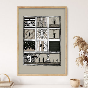 Exodus Plagen, Mozes Print, Exodus Bijbelverhaal, Poster