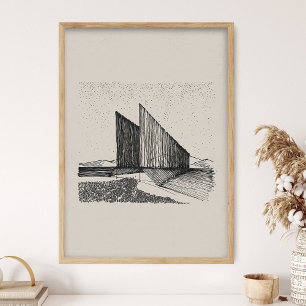 Exodus Print, splijting van de Rode Zee, Mozes Bij Poster