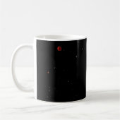 Exoplaneet UCF-1.01 draait om een ster genaamd GJ Koffiemok (Links)