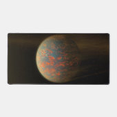 Exoplanet 55 Cancri E en het gesmolten oppervlak Bureaumat (Voorkant)