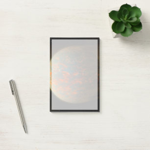 Exoplanet 55 Cancri E en het gesmolten oppervlak Post-it® Notes