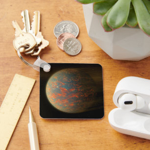 Exoplanet 55 Cancri E en het gesmolten oppervlak Sleutelhanger