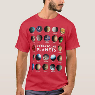Exoplanet Extrasolar Planet Astronomy Space Astrop T-shirt