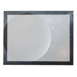 Exoplanet OGLE-2016-BLG-1195lb draait om een klein Notitieblok