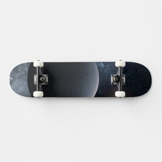 Exoplanet OGLE-2016-BLG-1195lb draait om een klein Skateboard (Horizontaal)