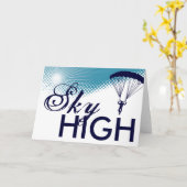 exorbitante skydiver kaart (Gele Bloem)