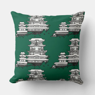 Exotic Abode DK Green Kussen