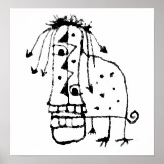 Exotic Animal Monster Poster