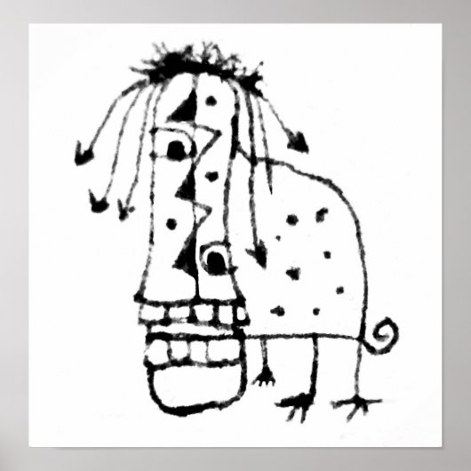 Exotic Animal Monster Poster (Voorkant)