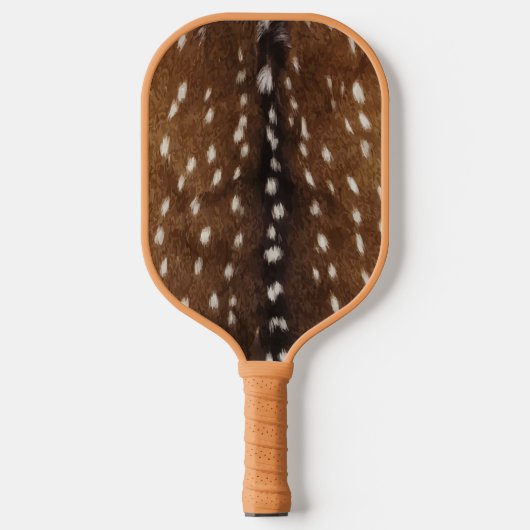 Exotic Axis Deer Hide Print Pickleball Paddle (Voorkant)