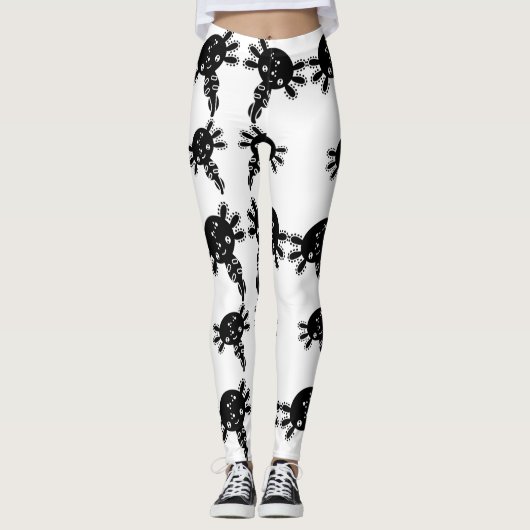 Exotic Axototl Salamander Leggings (Voorkant)