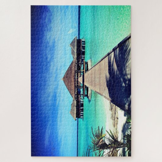 Exotic Beach Jigsaw Puzzle Vacances été (Vertical)