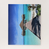 Exotic Beach Photo Jigsaw Puzzle Vacances été (Vertical)